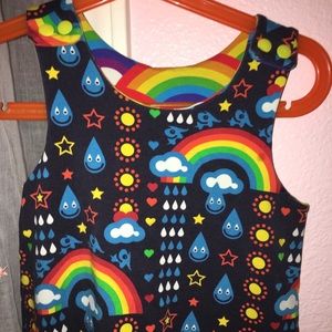 Boutique rainbow toddler romper jumpsuit jumper